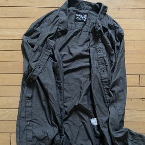 Vintage Hurley western style snap shirt.